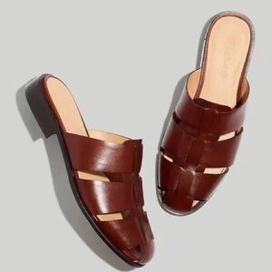 Madewell Dixon Fisherman Leather Mule